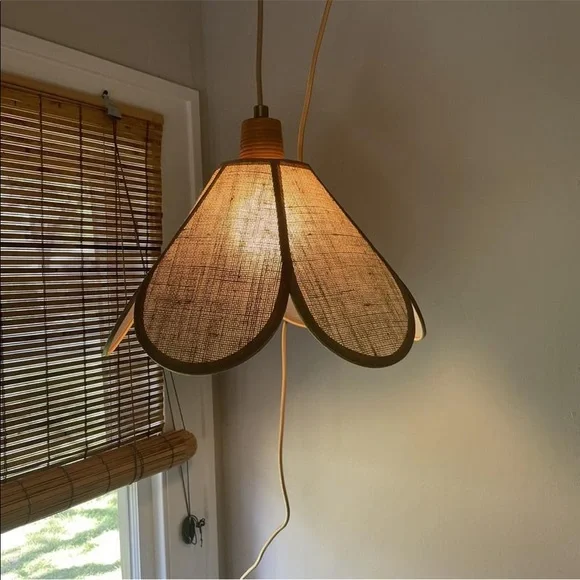 1 Opalhouse Burlap Petal Ceiling Pendant Designed With Jungalow. - Picture 5 of 10